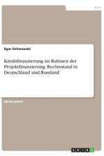 Kreditfinanzierung im Rahmen der Projektfinanzierung. Rechtsstand in Deutschland und Russland af Egor Zelianouski
