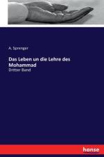 Leben un die Lehre des Mohammad af A Sprenger