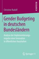 Gender Budgeting in Deutschen Bundeslandern af Christine Rudolf