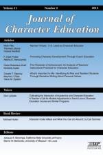 Journal of Character Education Vol 11 Issue 2