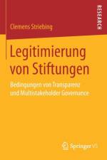 Legitimierung Von Stiftungen af Clemens Striebing