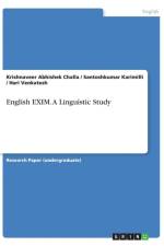 English EXIM. A Linguistic Study af Krishnaveer Abhishek Challa