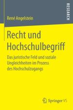Recht Und Hochschulbegriff af Rene Angelstein
