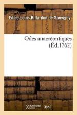 Odes Anacreontiques af Edme-Louis Billardon de Sauvigny