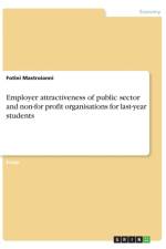Employer attractiveness of public sector and non-for profit organisations for last-year students af Fotini Mastroianni