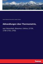 Abhandlungen uber Thermometrie, af Anders Celsius