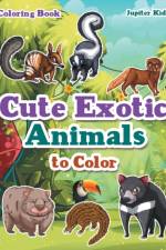 Cute Exotic Animals to Color Coloring Book af Jupiter Kids