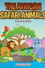 African Safari Animals Coloring Book af Jupiter Kids