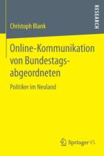 Online-Kommunikation Von Bundestagsabgeordneten af Christoph Blank