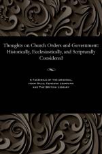 Thoughts on Church Orders and Government af Frederick Newman