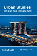 Urban Studies: Planning and Management