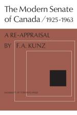 The Modern Senate of Canada 1925-1963 af Frank a Kunz