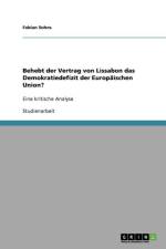 Behebt der Vertrag von Lissabon das Demokratiedefizit der Europaischen Union? af Fabian Sohns