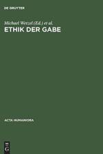 Ethik Der Gabe