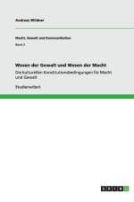 Wesen der Gewalt und Wesen der Macht af Andreas Wildner