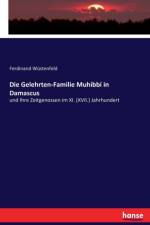 Gelehrten-Familie Muhibbi in Damascus af Ferdinand Wustenfeld