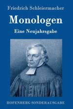 Monologen af Friedrich Schleiermacher