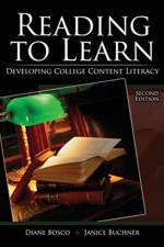 Reading to Learn af Diane Bosco