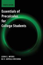 Essentials of Precalculus for College Students