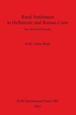 Rural Settlement in Hellenistic and Roman Crete af Holly Alana Raab