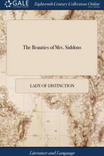 Beauties of Mrs. Siddons af Lady Of Distinction