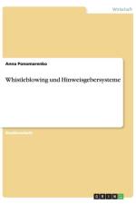 Whistleblowing und Hinweisgebersysteme af Anna Ponomarenko