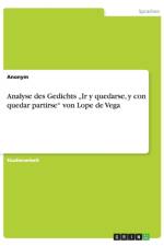 Analyse des Gedichts 