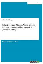 Reflexion eines Zitates af Julian Bochberg