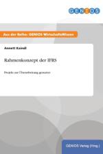 Rahmenkonzept der IFRS af Annett Kaindl