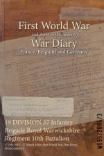 19 DIVISION 57 Infantry Brigade Royal Warwickshire Regiment 10th Battalion