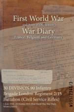 30 DIVISION 90 Infantry Brigade London Regiment 2/15 Battalion (Civil Service Rifles)