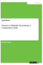 Stresses in Multiple Excavations. A Comparative Study af Arijit Ghosh