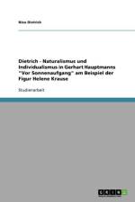 Dietrich - Naturalismus und Individualismus in Gerhart Hauptmanns Vor Sonnenaufgang am Beispiel der Figur Helene Krause af Nico Dietrich