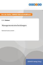 Managemententscheidungen af C F Dobner