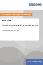 Bilanzierung finanzieller Verbindlichkeiten af Annett Kaindl