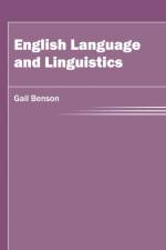 English Language and Linguistics