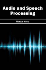 Audio and Speech Processing