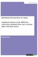 Analytical solution of the MHD free convective unsteady flow over a vertical plate with heat source af Rubel Ahmed