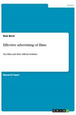 Effective advertising of films af Nick (Scottish Crop Research Institute) Birch