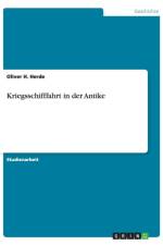 Kriegsschifffahrt in der Antike af Oliver H Herde