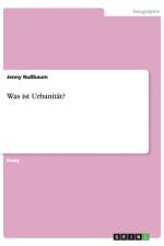 Was ist Urbanitat? af Jenny Nussbaum