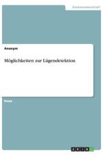 Moeglichkeiten zur Lugendetektion af Anonym