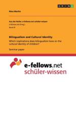 Bilingualism and Cultural Identity af Author Nina (Connecticut College) Martin