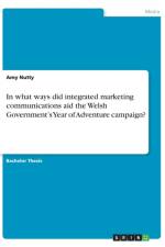 In what ways did integrated marketing communications aid the Welsh Government's Year of Adventure campaign? af Amy Nutty
