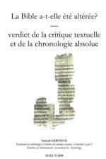 Bible a-t-elle ZtZ altZrZe? Verdict de la chronologie af Gerard Gertoux