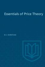 Essentials of Price Theory af Burton S Keirstead