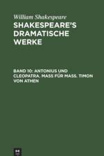 Antonius Und Cleopatra. Mass Fur Mass. Timon Von Athen af William Shakespeare