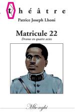 Matricule 22 af Patrice Joseph Lhoni