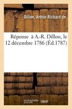 Reponse a A.-R. Dillon a la demande du don gratuit et de la capitation af Dillon
