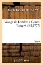 Voyage de Londres A Genes. Tome 4 af Giuseppe Baretti